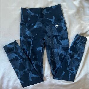 Gymshark Adapt Camo Leggings Blue (2021) Size XS